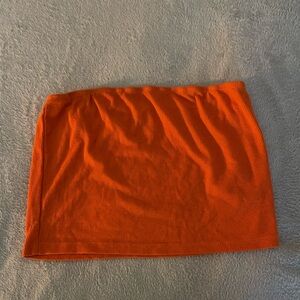 Orange tube top